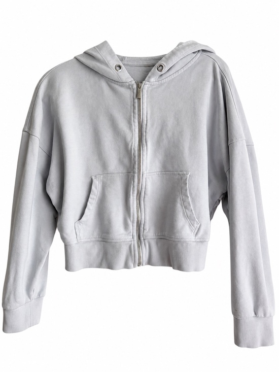 Calvin Klein Tops - Calvin Klein Light Blue/Grey Zip-Up Hoodie